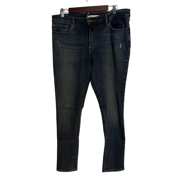 Levi's 711 Skinny Jeans Size 33 Stretch Mid Rise - Picture 1 of 5